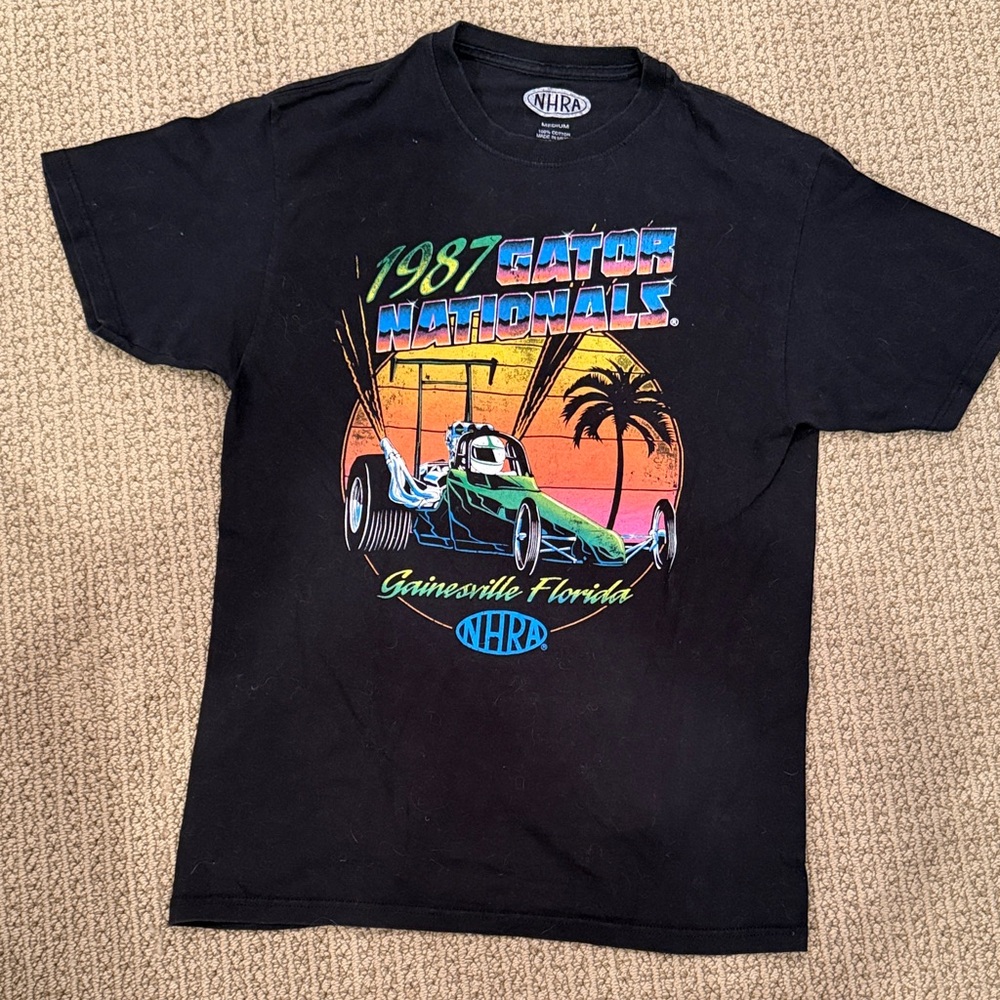 National Hot Rod Black Graphic T-Shirt